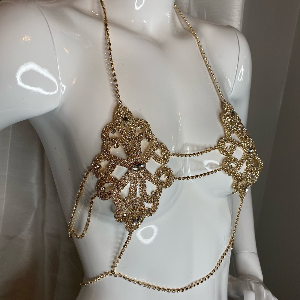 🆕RHINESTONE Chain Top - Picture 7 of 7